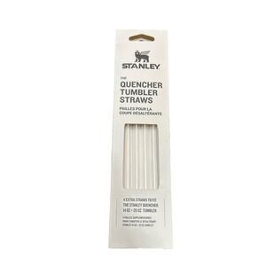 Stanley Quencher Tumbler Straws to fit 14 Oz + 20 Oz Quencher Tumblers (4 Pack)